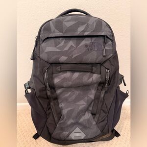 The North Face Men's Camouflage Black Backpack